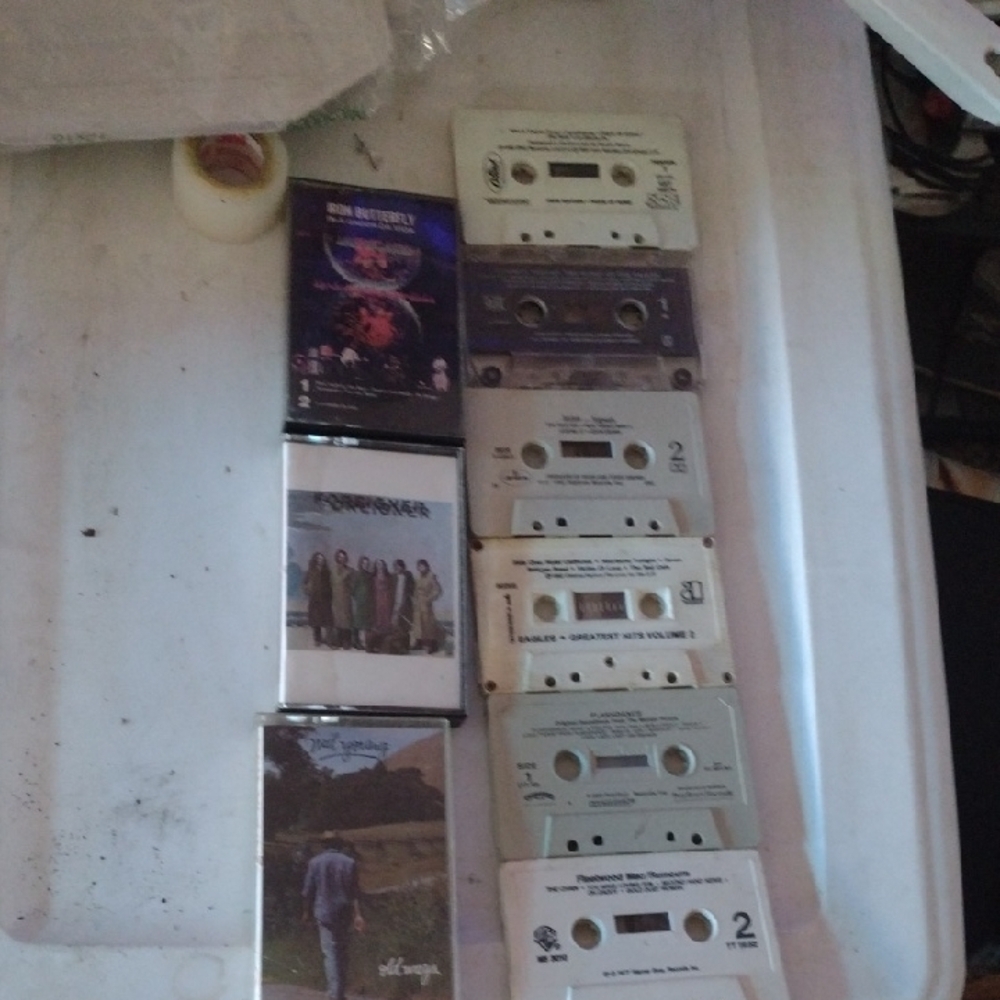 70's&80's Rock Cassette Tape Collection
